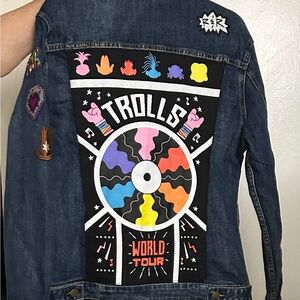 Trolls World Tour Denim Jacket size L new in packaging